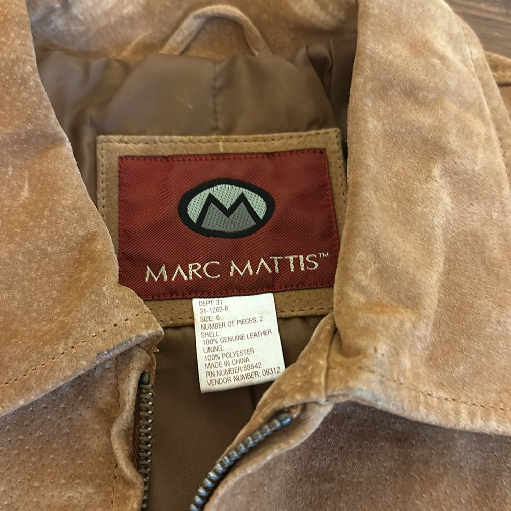 Marc Neiman Suede Fringe Leather Jacket in Tan - Picture 7 of 10